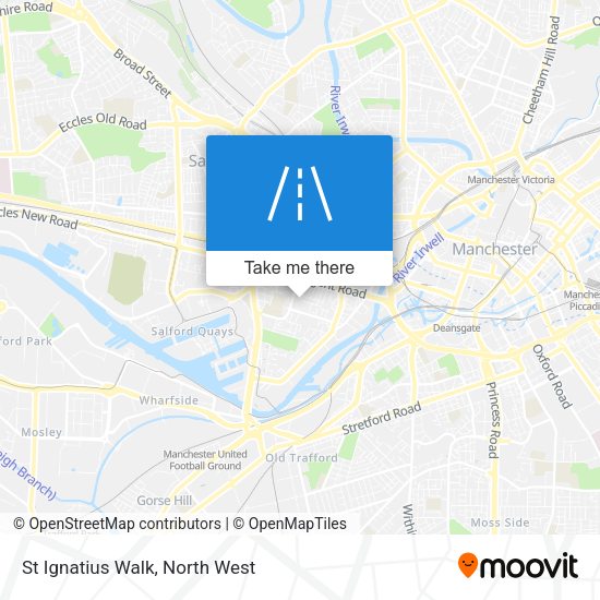 St Ignatius Walk map