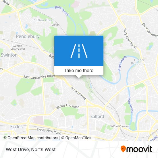 West Drive map
