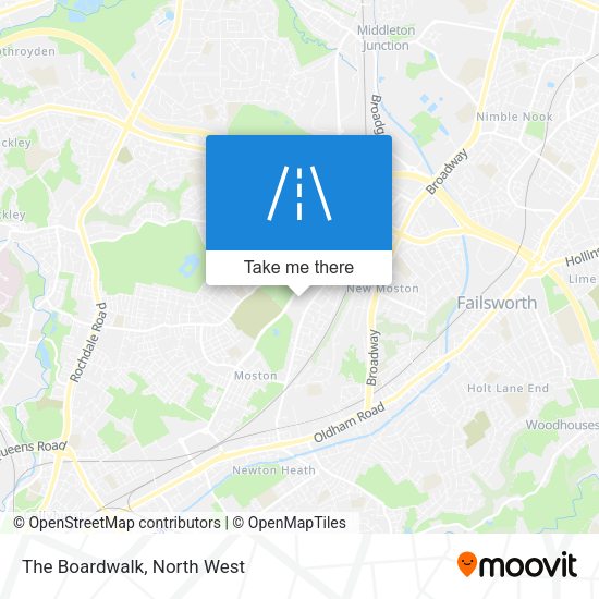 The Boardwalk map