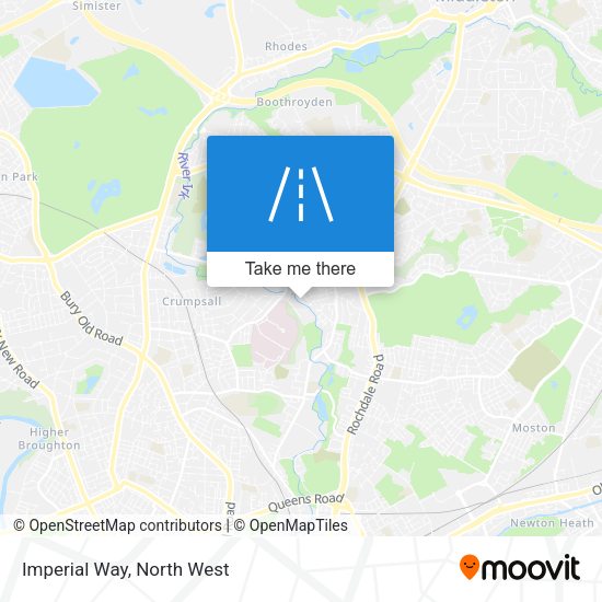 Imperial Way map