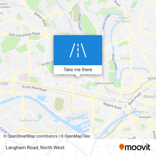 Langham Road map
