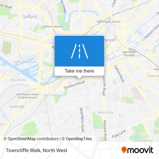 Towncliffe Walk map