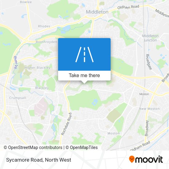 Sycamore Road map