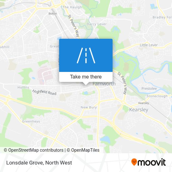 Lonsdale Grove map