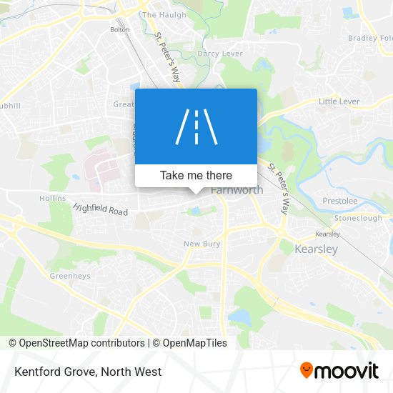 Kentford Grove map
