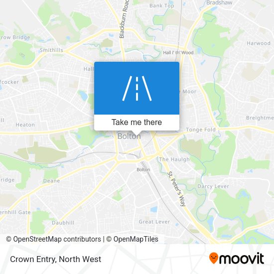 Crown Entry map