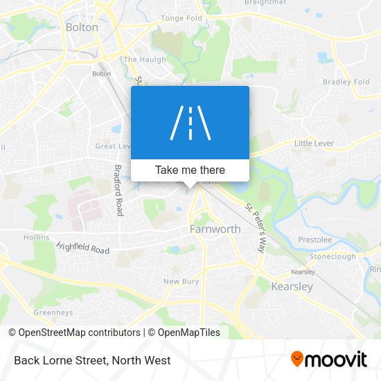 Back Lorne Street map
