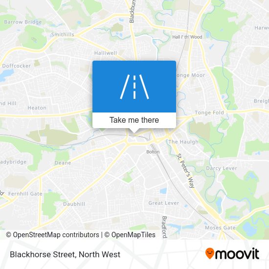 Blackhorse Street map
