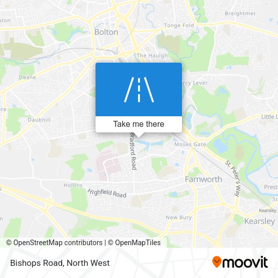 Bishops Road map