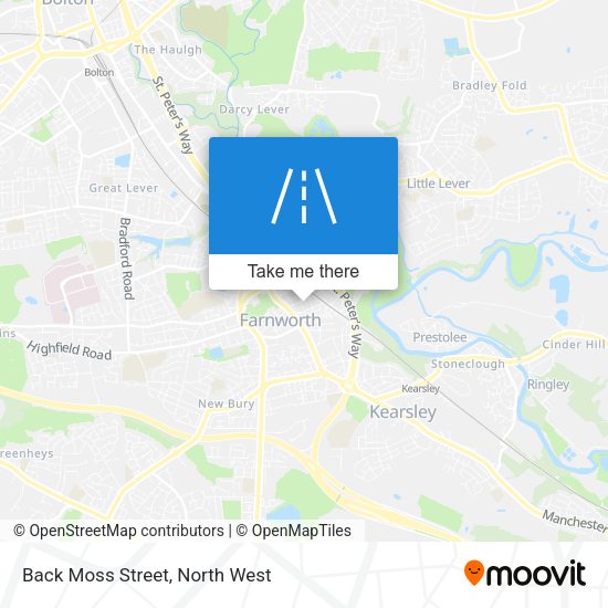 Back Moss Street map