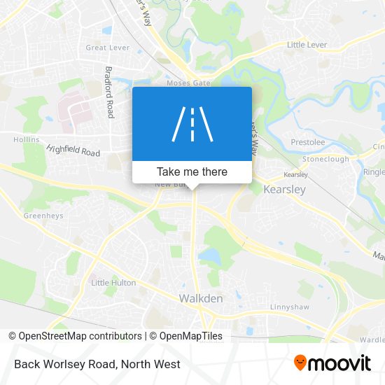 Back Worlsey Road map