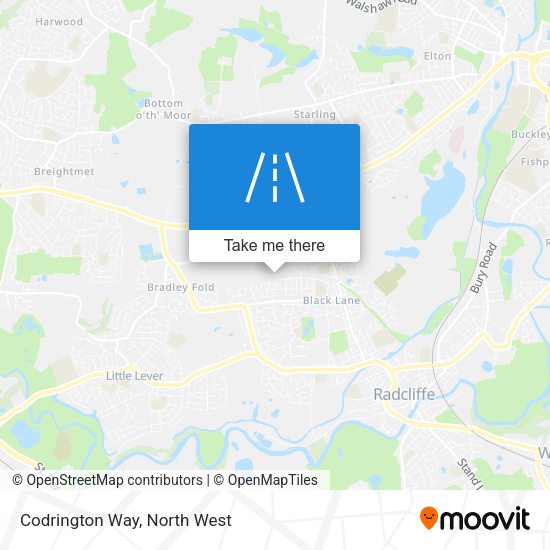 Codrington Way map