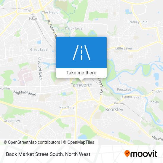 Back Market Street South map