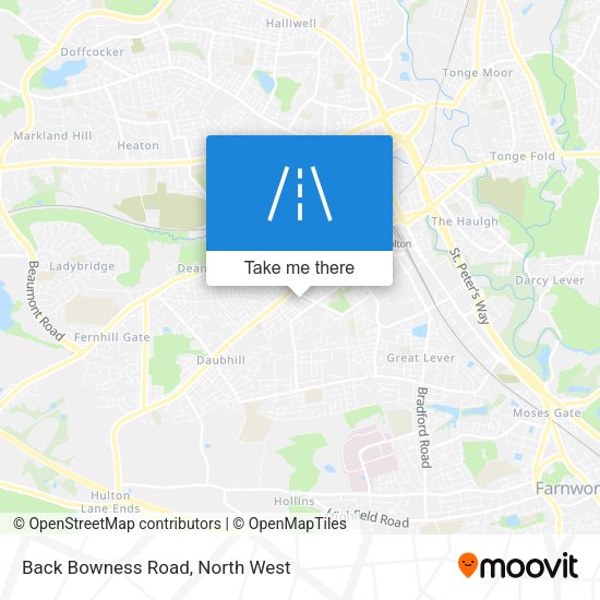 Back Bowness Road map
