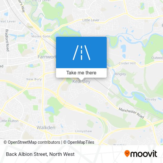 Back Albion Street map