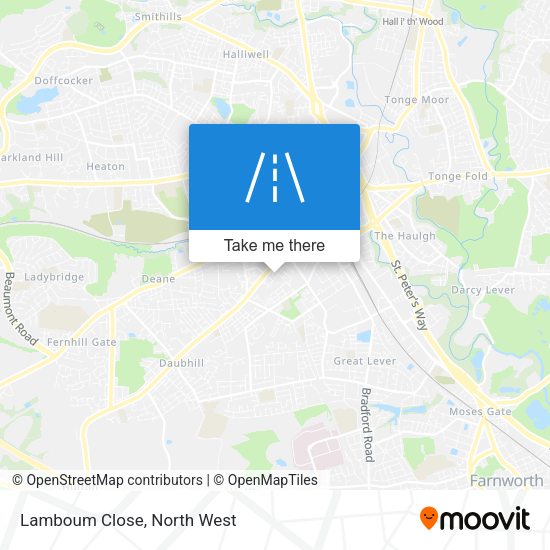 Lamboum Close map