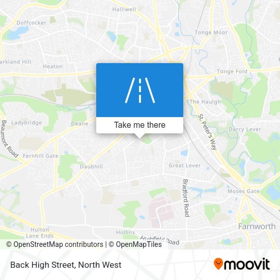Back High Street map