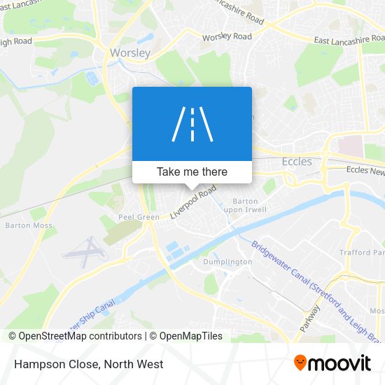 Hampson Close map
