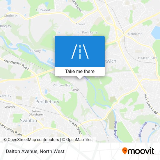 Dalton Avenue map