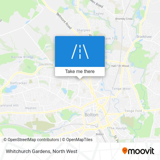 Whitchurch Gardens map