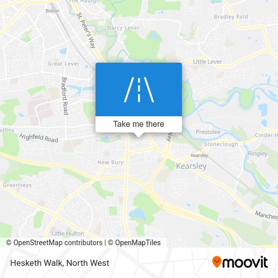 Hesketh Walk map