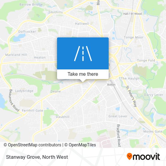 Stanway Grove map