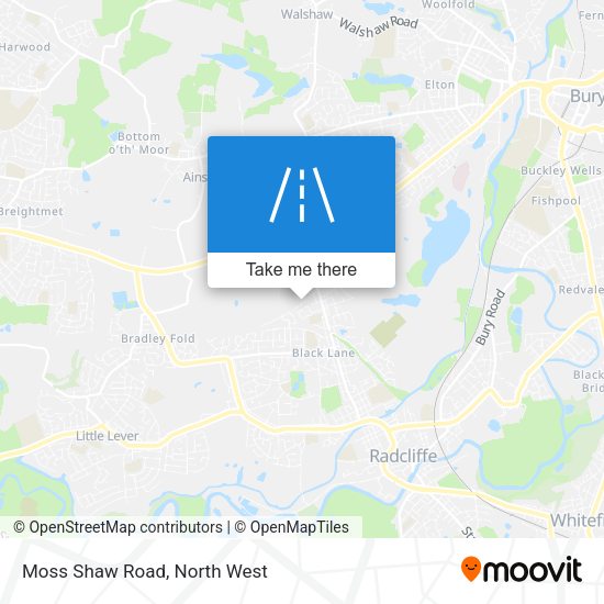 Moss Shaw Road map