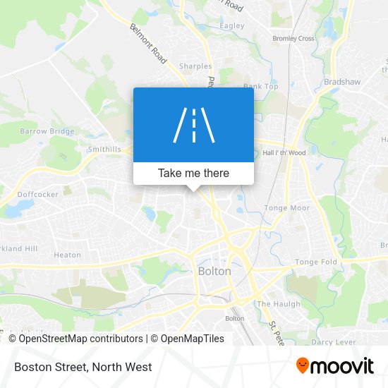 Boston Street map