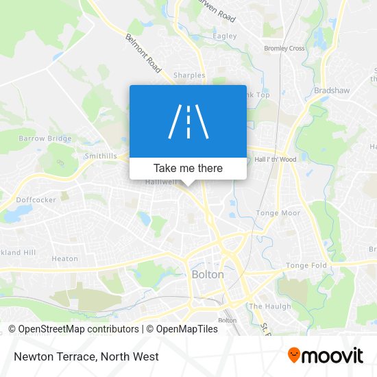 Newton Terrace map