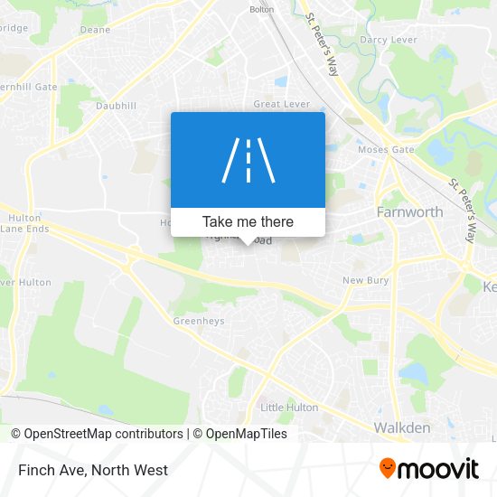Finch Ave map