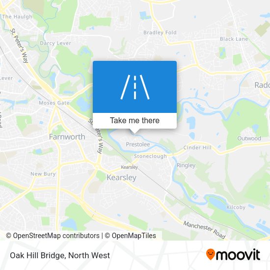 Oak Hill Bridge map