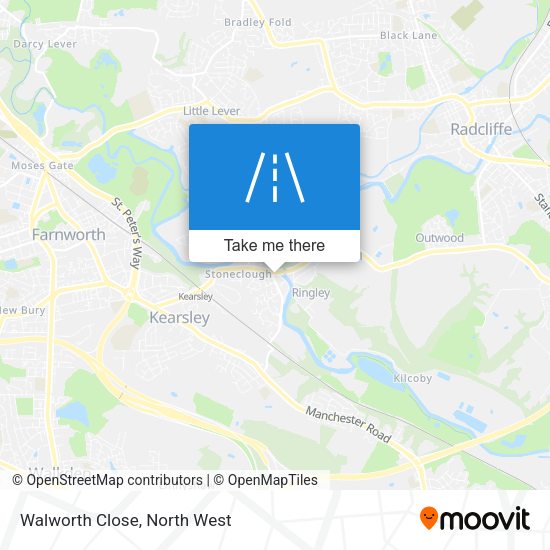 Walworth Close map