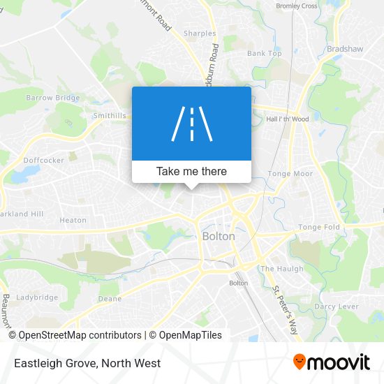 Eastleigh Grove map