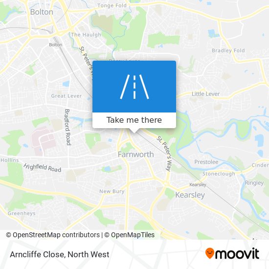 Arncliffe Close map