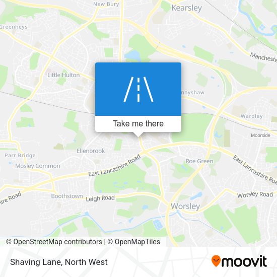 Shaving Lane map