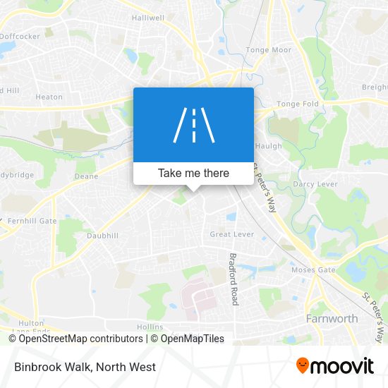 Binbrook Walk map