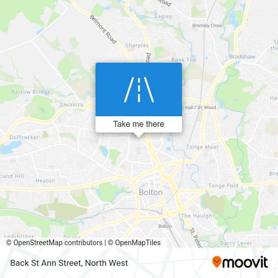 Back St Ann Street map