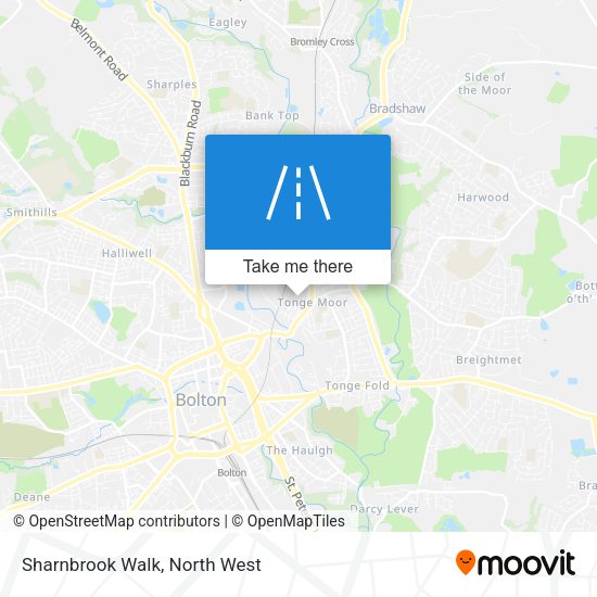 Sharnbrook Walk map