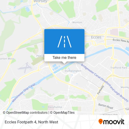 Eccles Footpath 4 map
