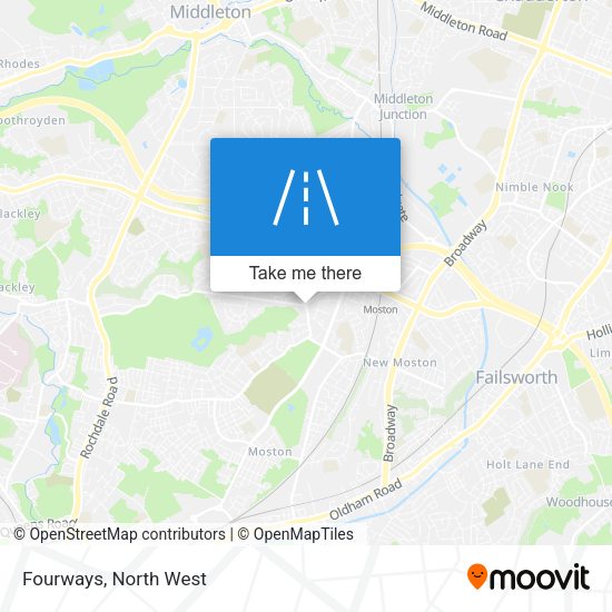 Fourways map