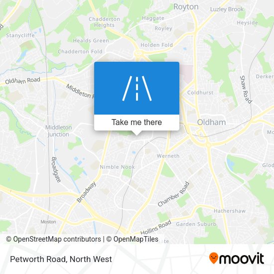 Petworth Road map