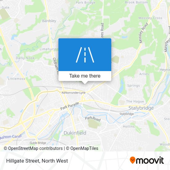 Hillgate Street map