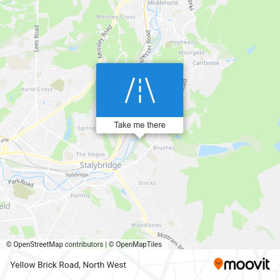 Yellow Brick Road map