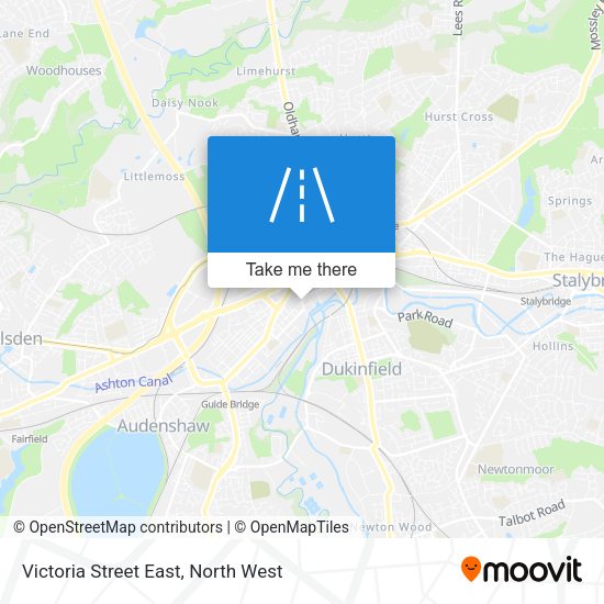 Victoria Street East map