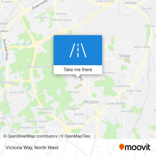 Victoria Way map