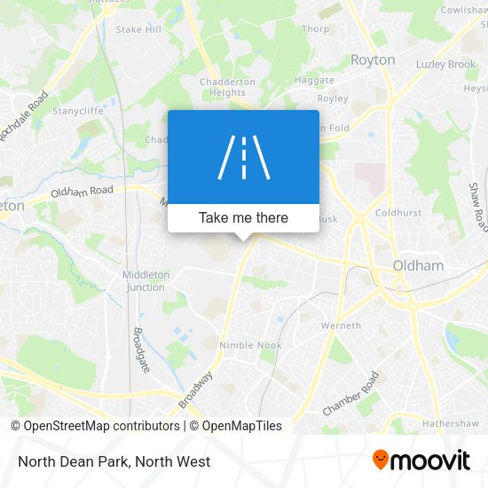 North Dean Park map