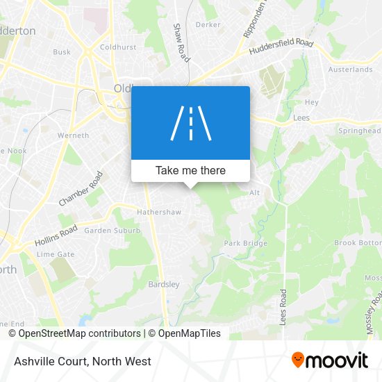 Ashville Court map