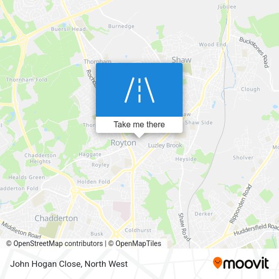 John Hogan Close map