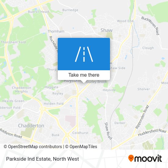 Parkside Ind Estate map