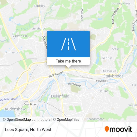 Lees Square map